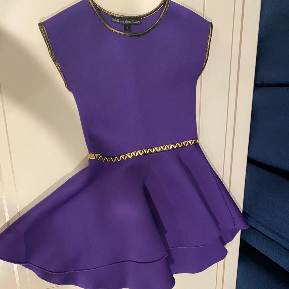 Brand New Dolls and Divas Couture Studded Dress Girl